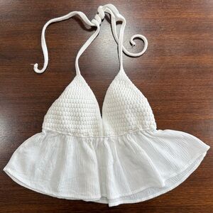 Garage White Halter, XS